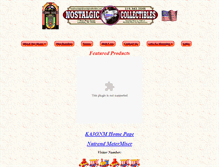 Tablet Screenshot of nostalgiccollectibles.com